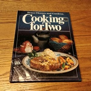 BH&G Cooking for Two Cookbook 1982 Out of Print.